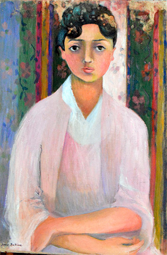 Novembre 2024 / Vente de la toile "Portrait en rose"
