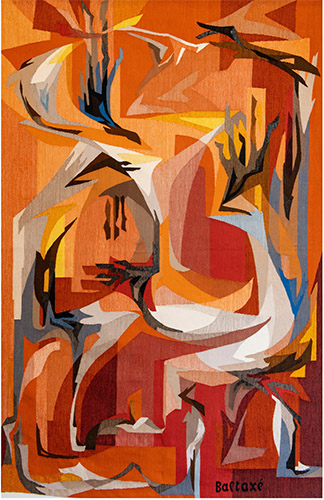 Novembre 2024 / Vente par de la tapisserie "Sur trois temps"